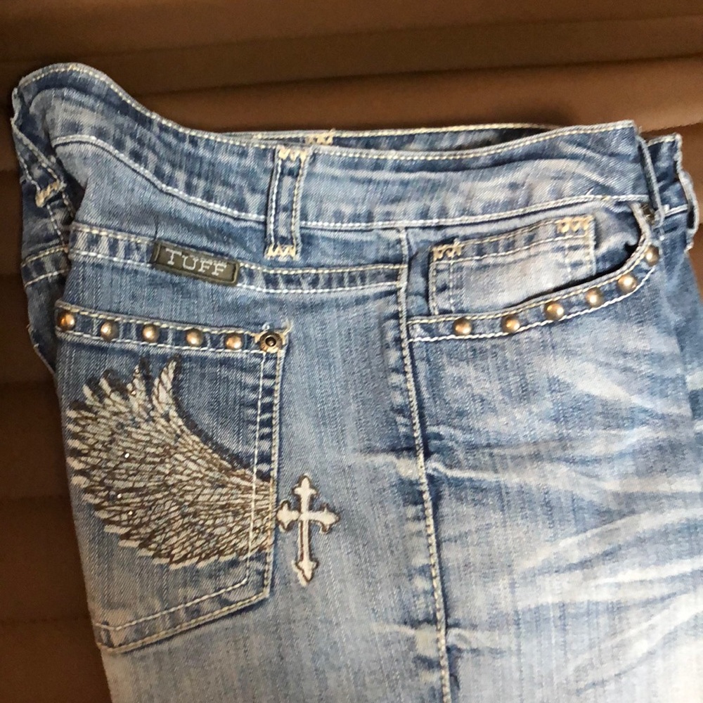Jeans, used, Cowgirl Tuff jeans.